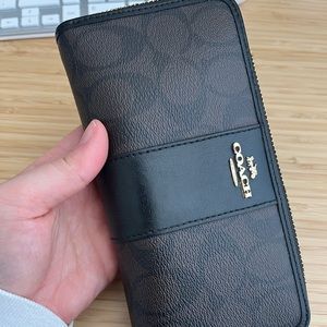 Coach Long Zip Around Wallet